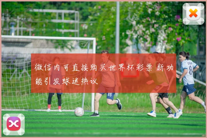 微信内可直接购买世界杯彩票 新功能引发球迷热议